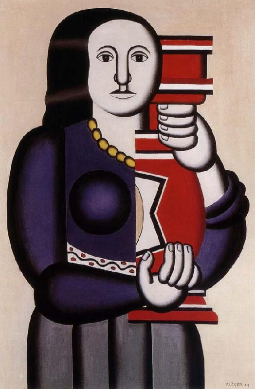 Fernard Leger The fem hold the bottle